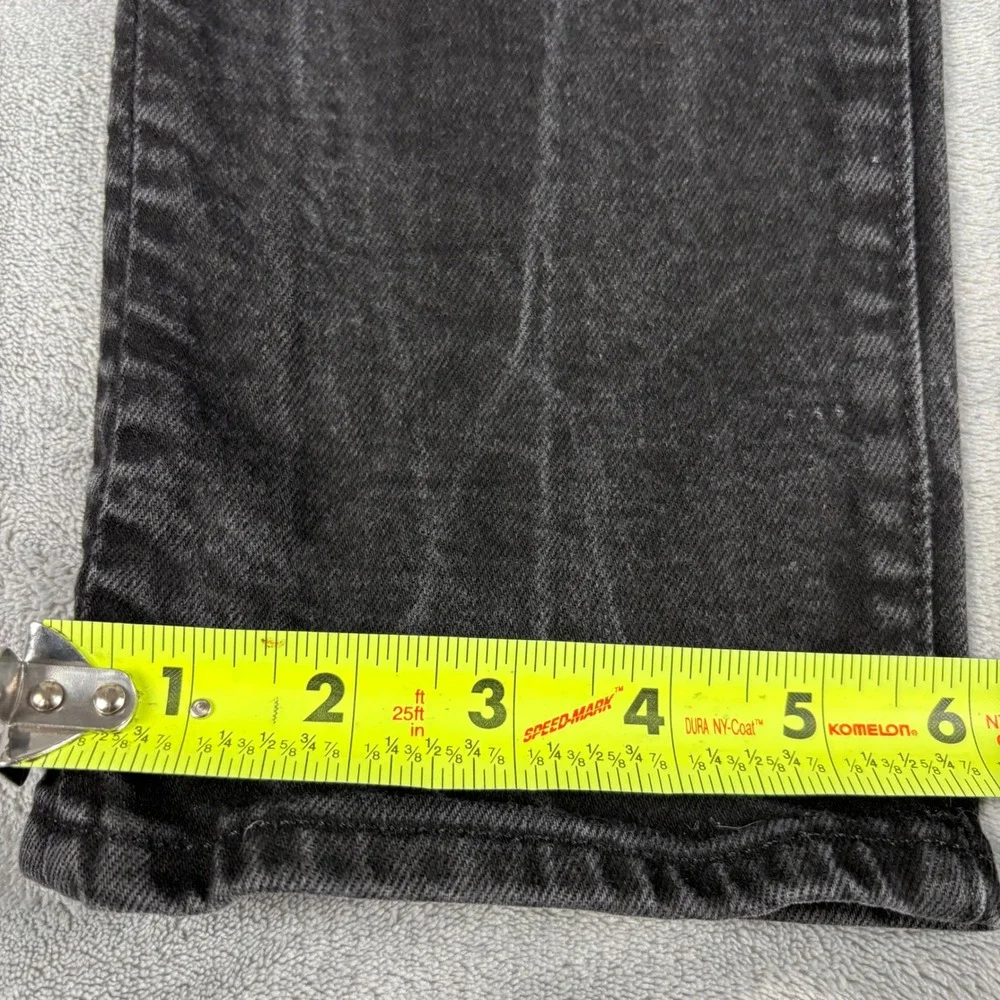 American Eagle Outfitters Mens‎ Black Distressed Ripped Slim Fit Jeans 32x32